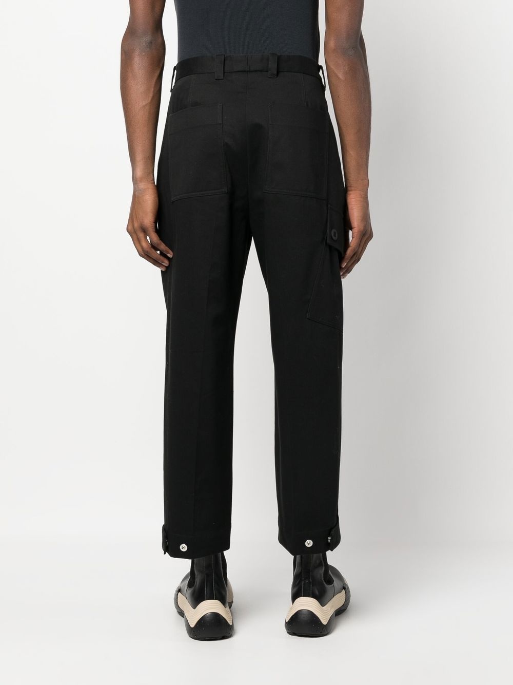 cargo-style cropped trousers - 4