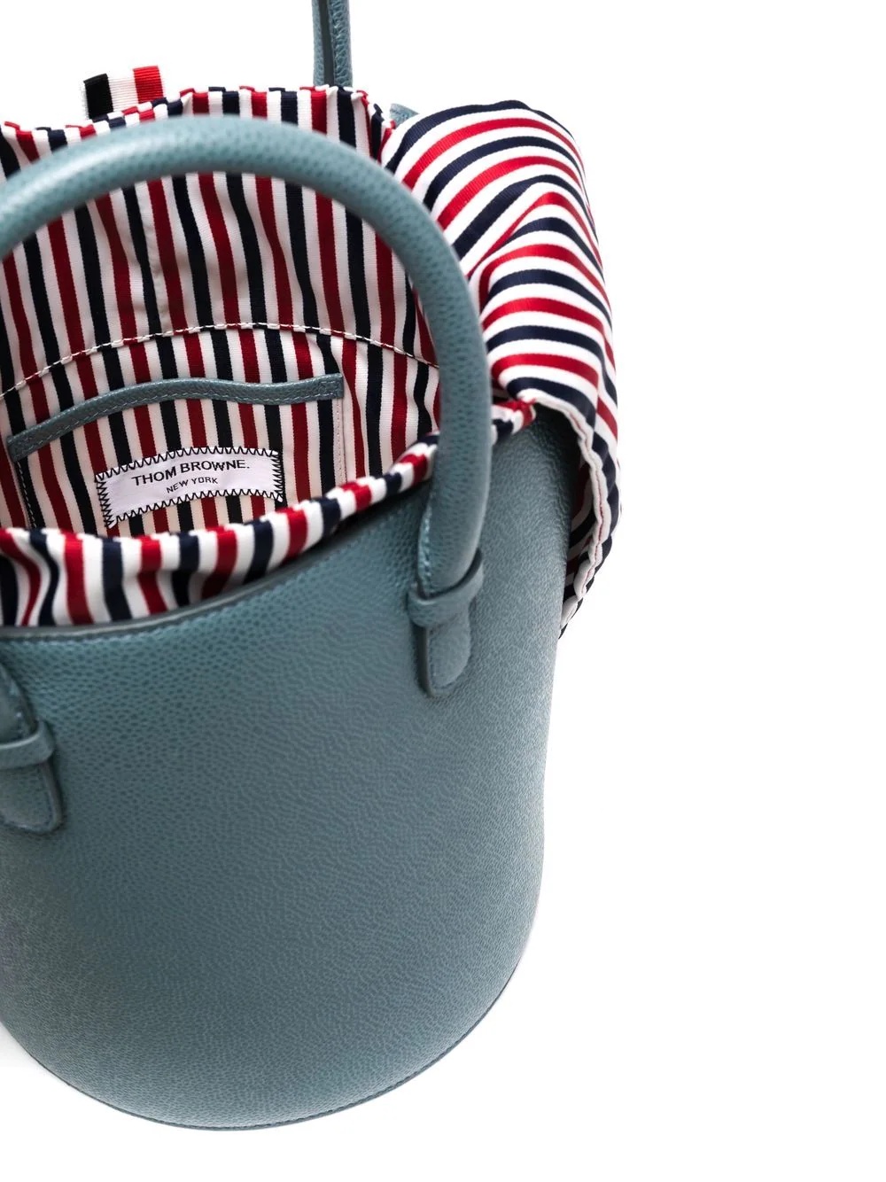 RWB stripe-lining bucket bag - 5