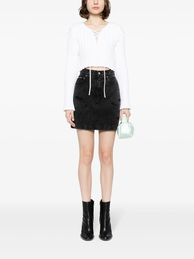 Alexander Wang Cropped Pullover With Dropped Shoulder outlook