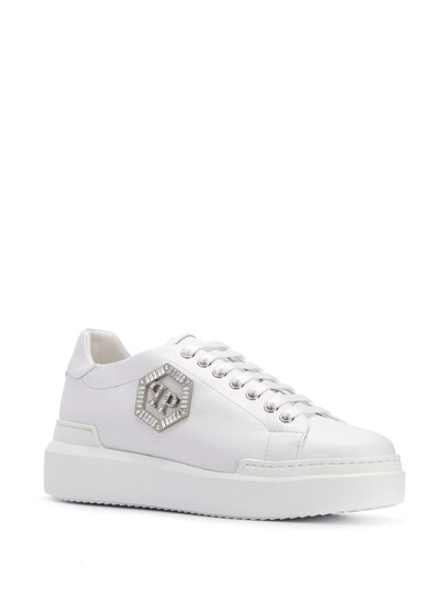 PHILIPP PLEIN logo low-top sneakers outlook