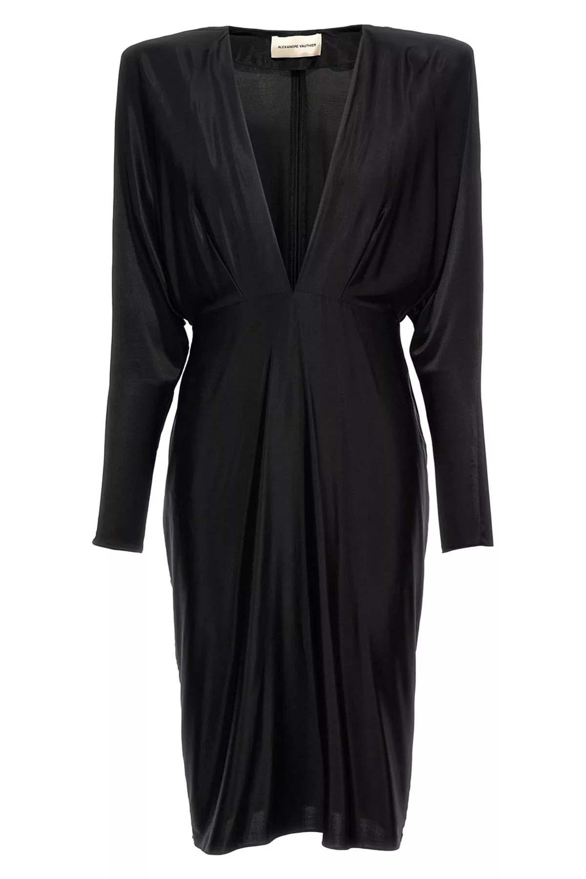 V-neck jersey dress - 1