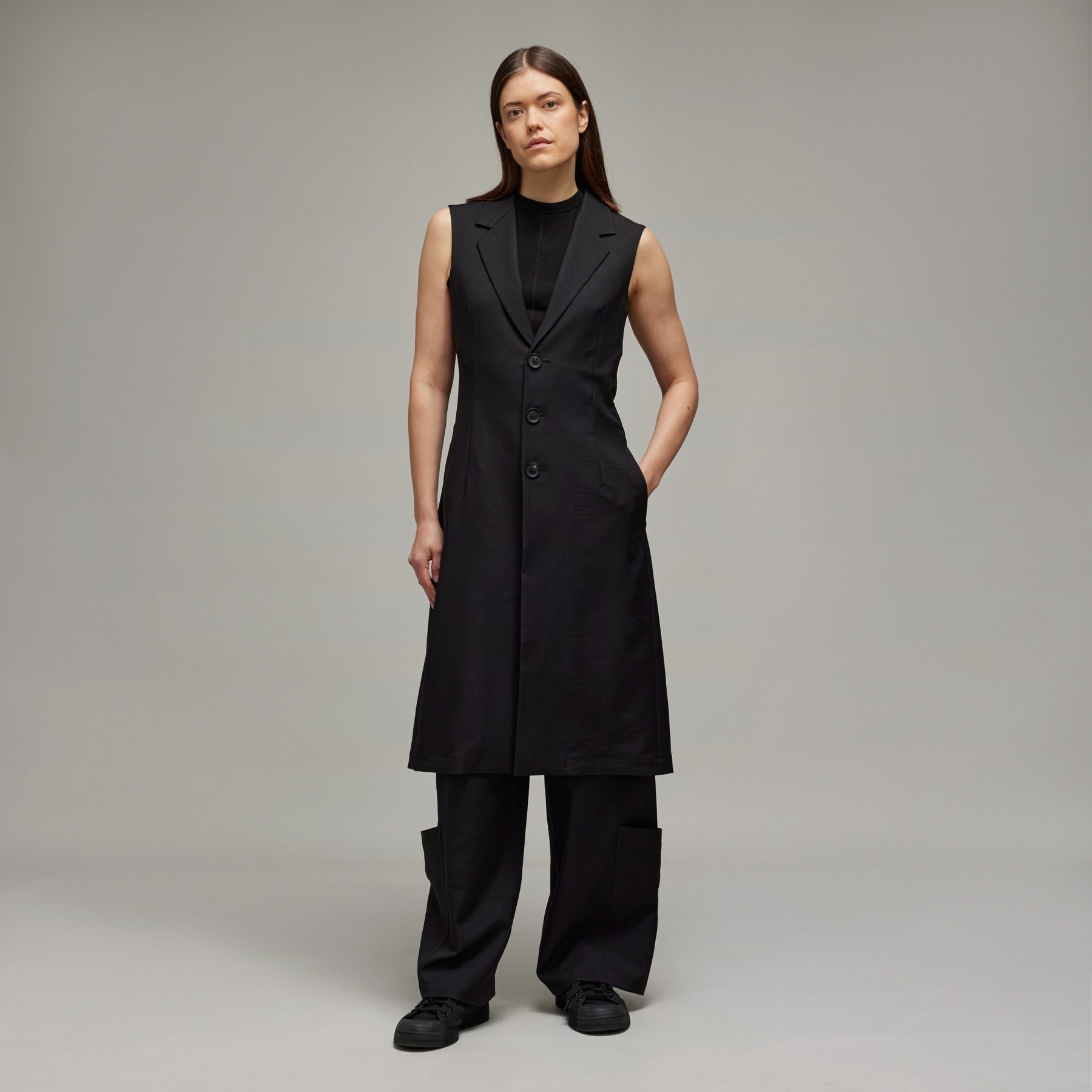 Y-3 Sport Uniform Tailored Patch Vest - 2