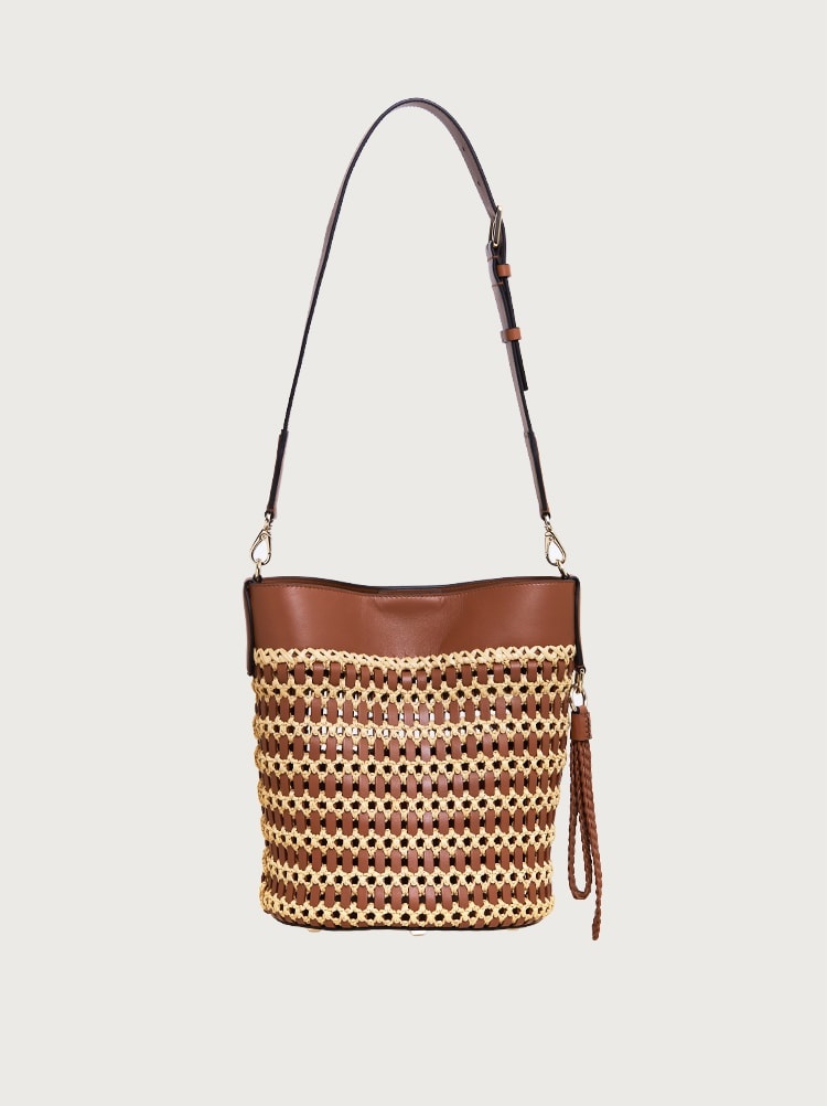 FERRAGAMO STUDIO BUCKET BAG - 3
