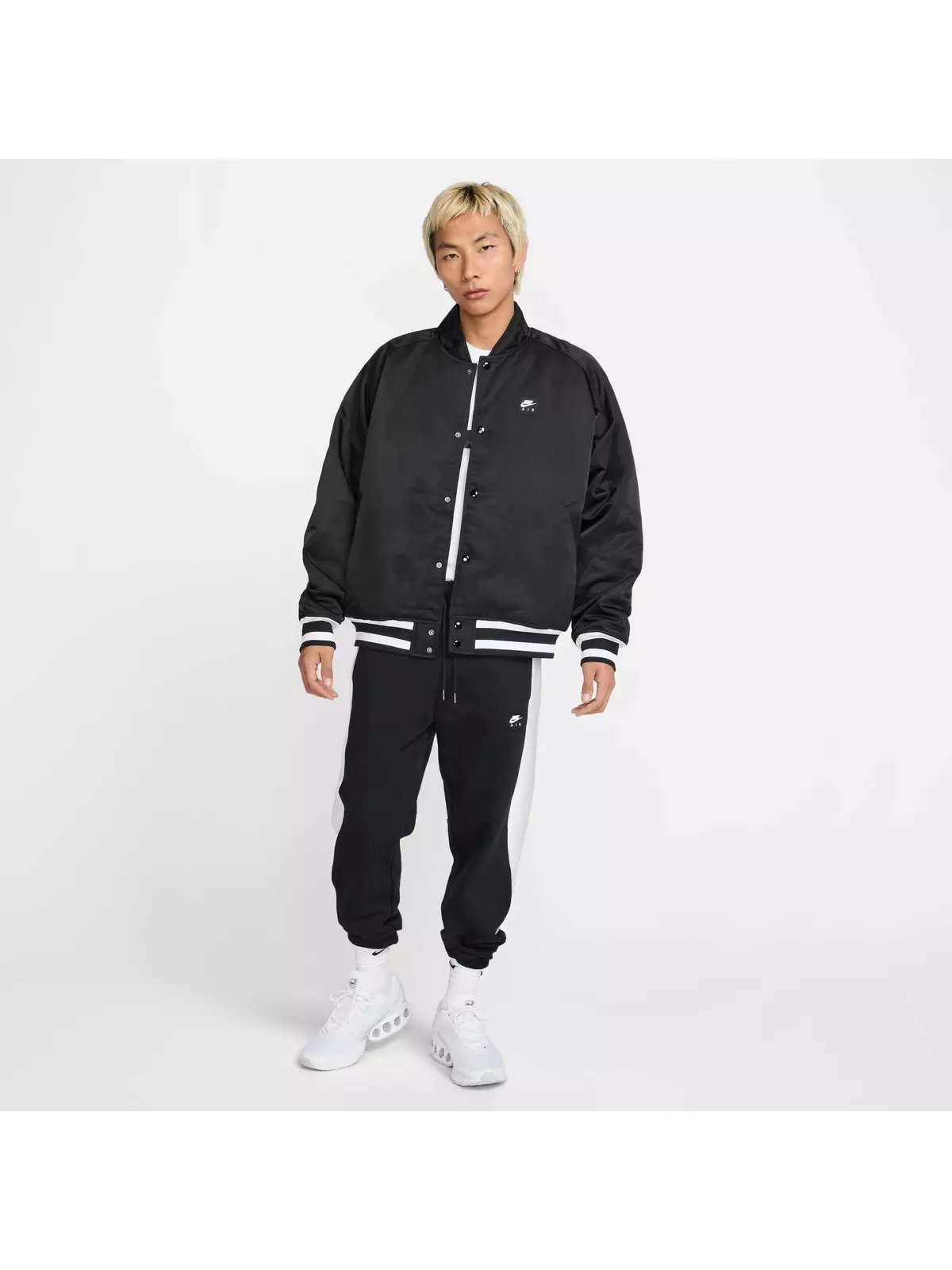 Air Men's Varsity Jacket -Black - 7