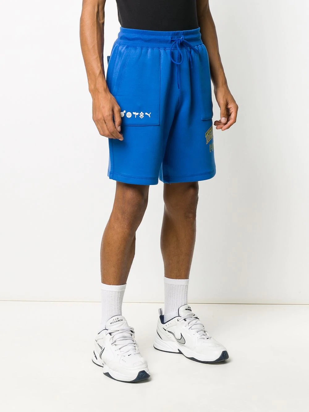 x The Hundreds logo track shorts - 3