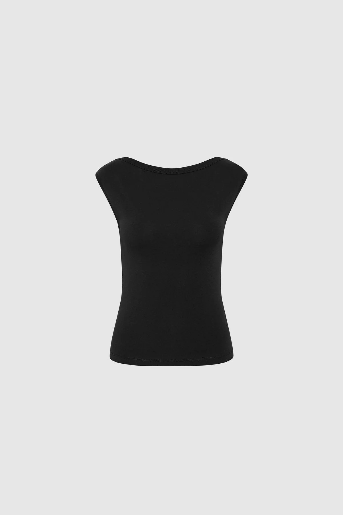 Organic Cotton Ballerina Top - Jet Black - 1