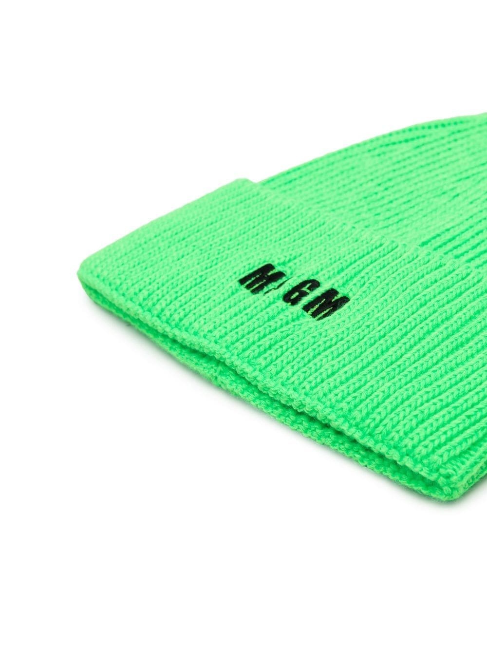 logo-embroidered beanie - 2