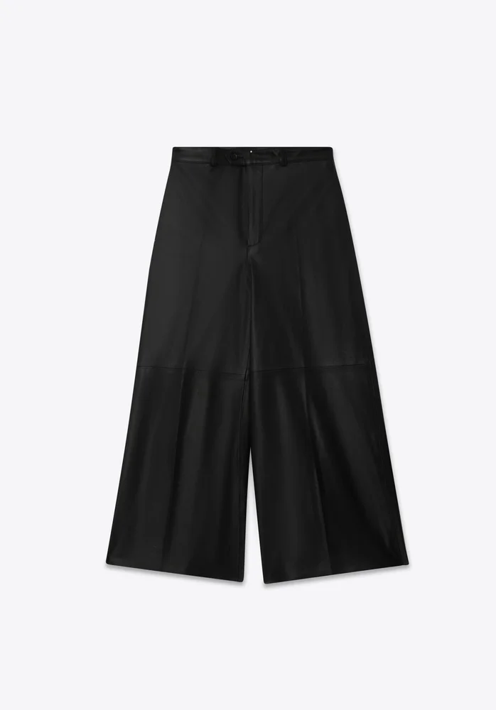LEATHER TROUSER 72 BLACK - 1