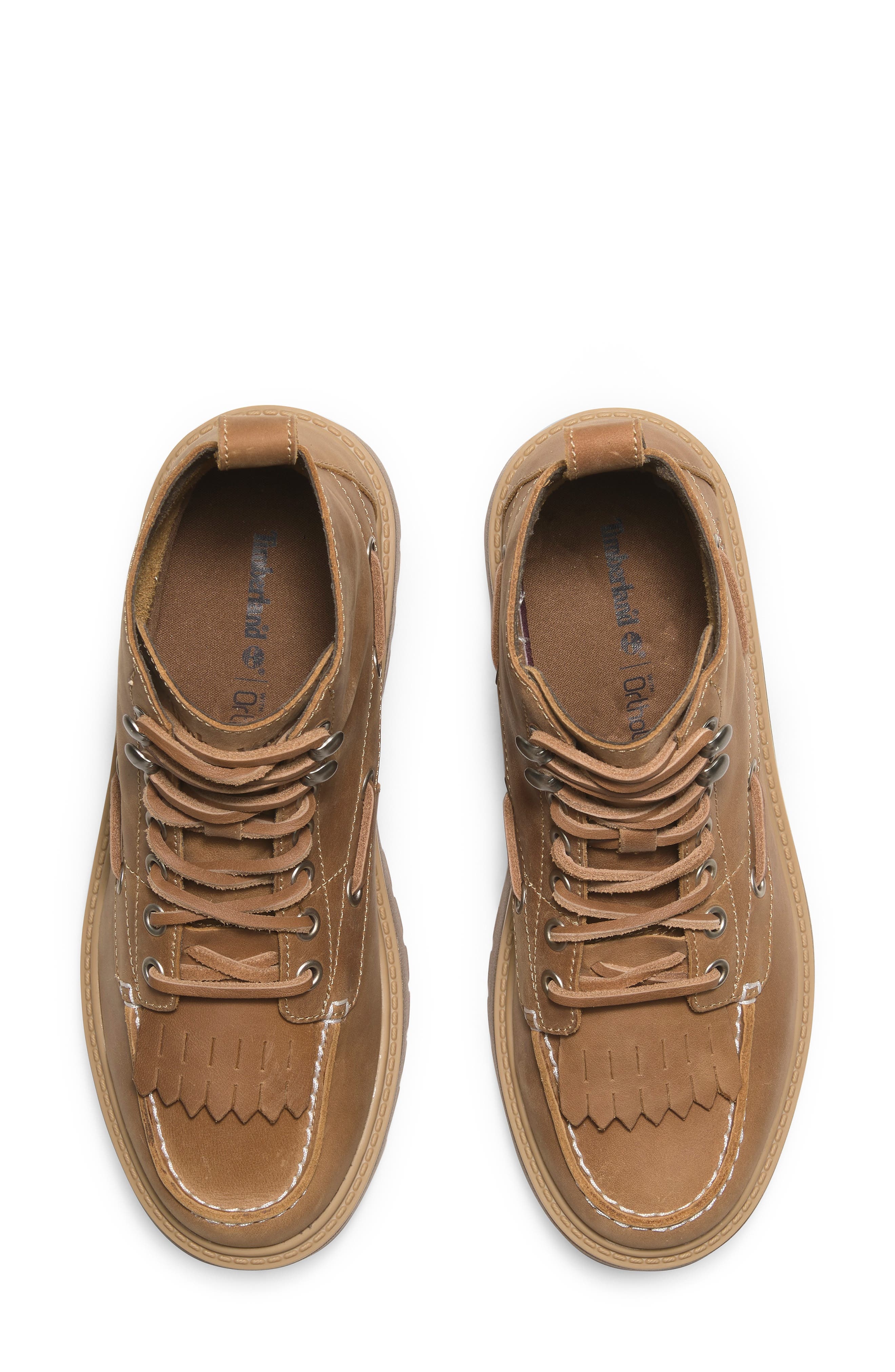 Timberland Stone Street Platform Hiking Boot in Wheat Full Grain at Nordstrom - 3