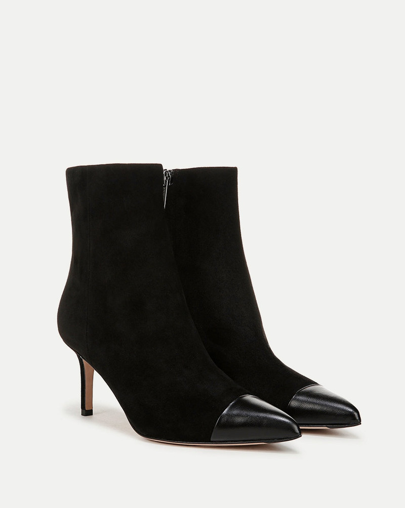 LISA CAP-TOE MID-HEEL BOOTIE 2