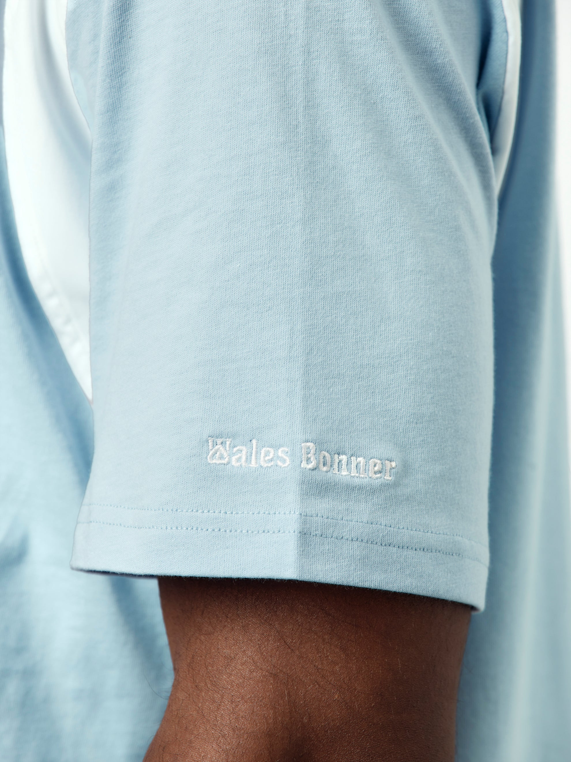 DUB T-SHIRT (WHITE/ LIGHT BLUE) - 6