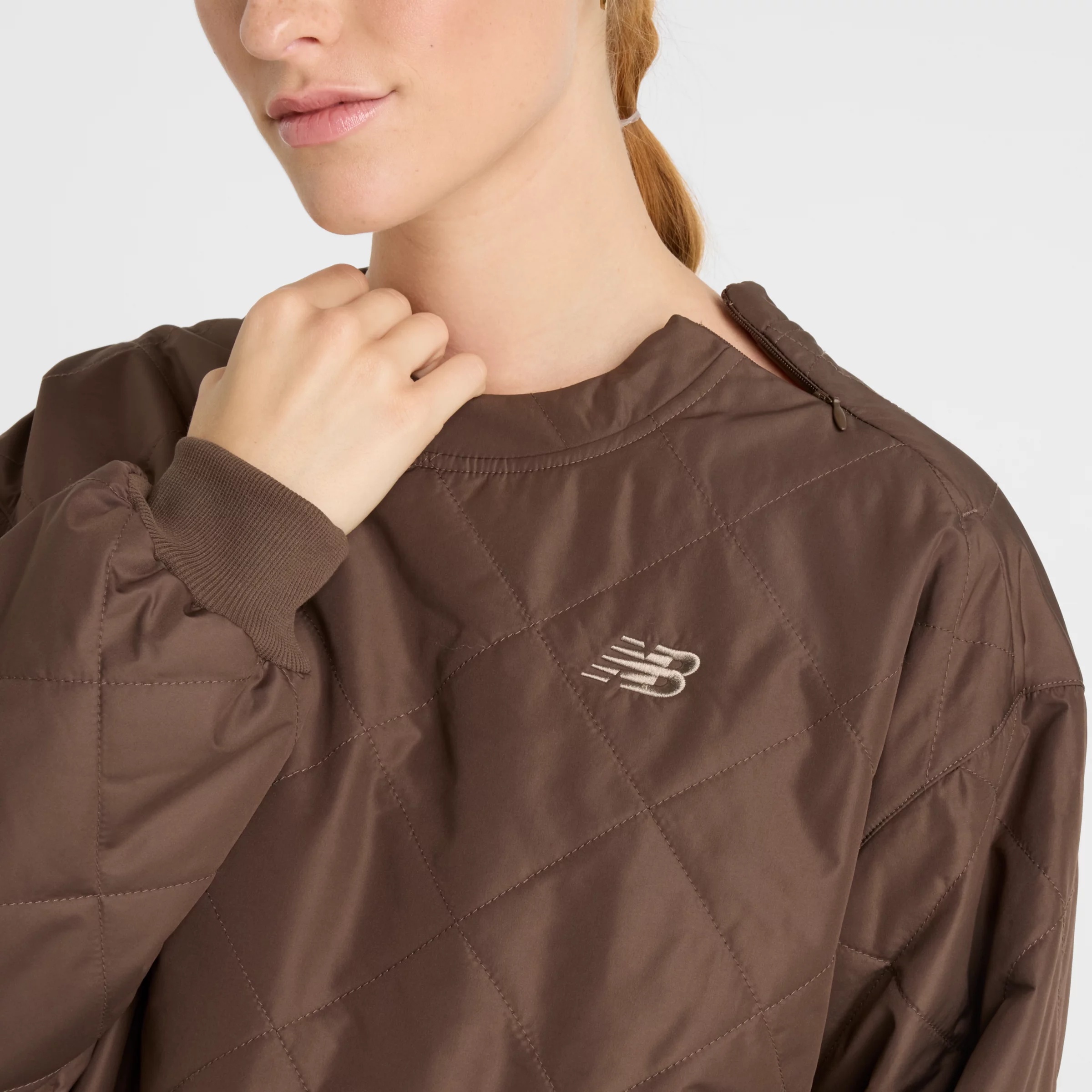 Quilted Woven Crew - 5