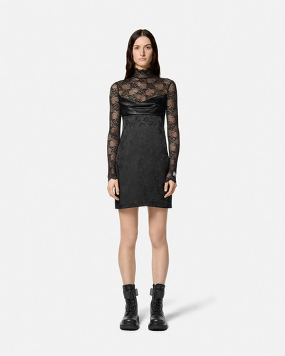 VERSACE JEANS COUTURE Lace Flowers Mini Dress outlook