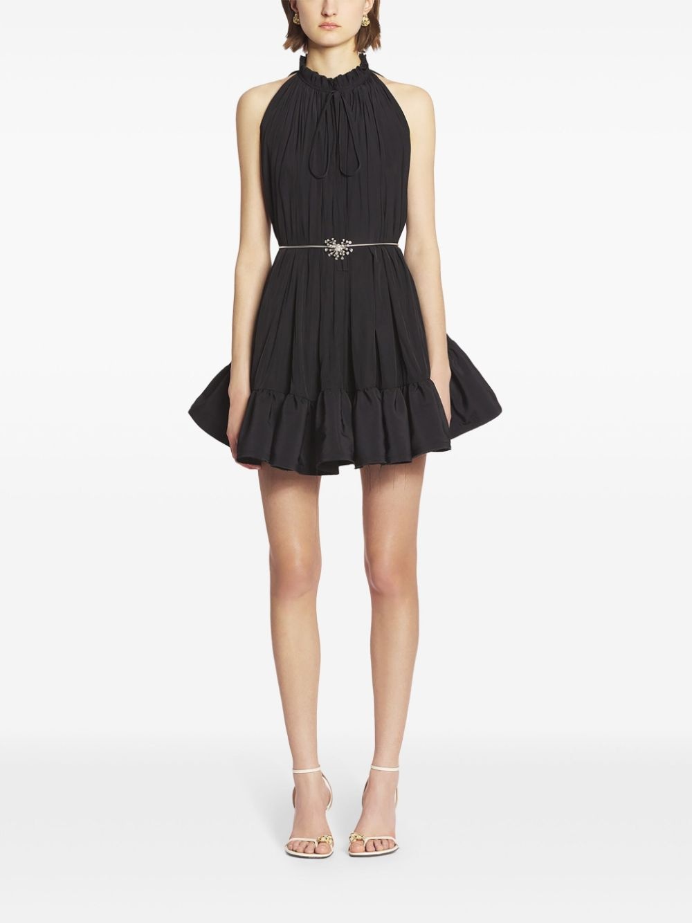ruffled mini dress - 2