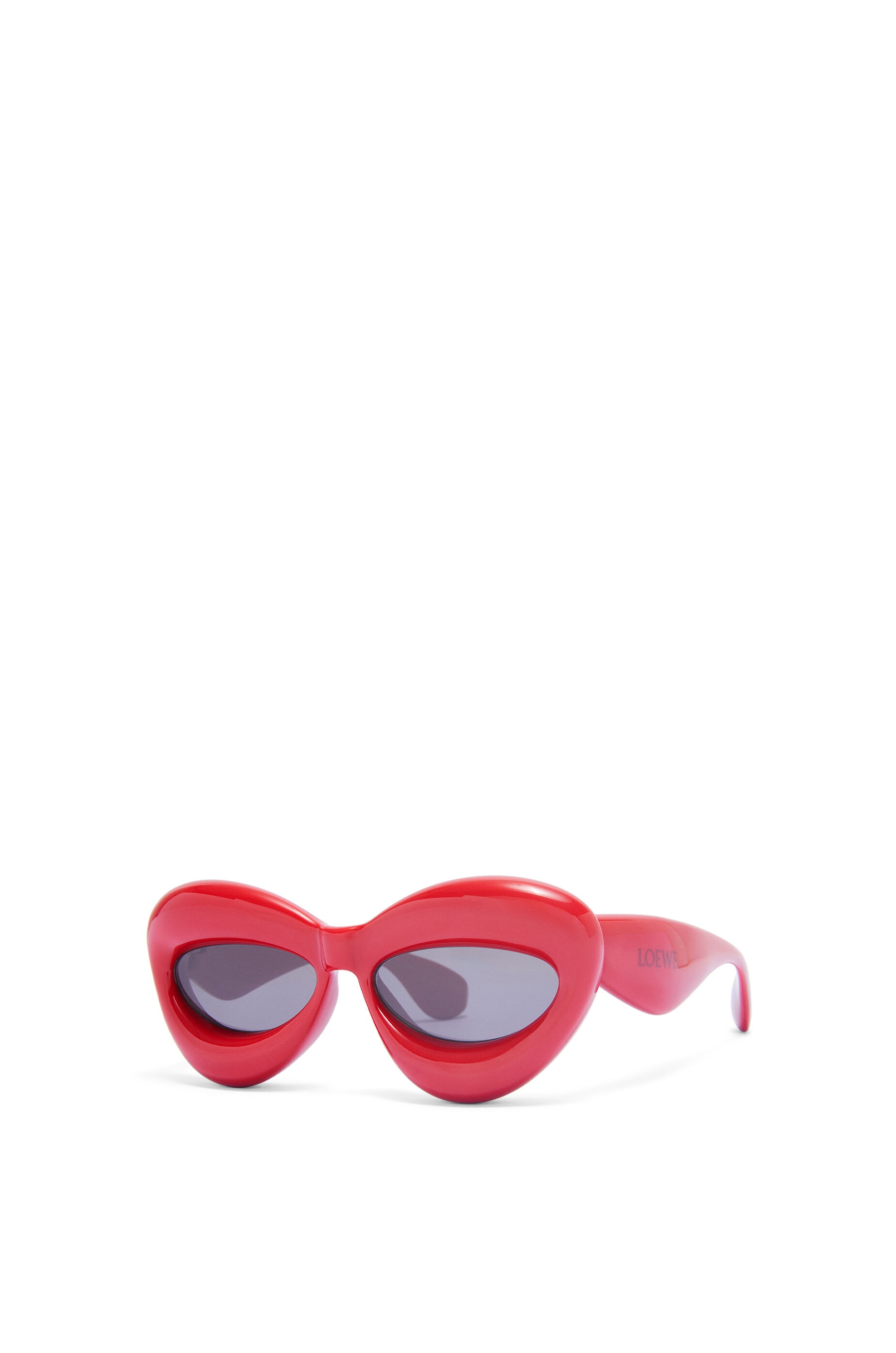Inflated cateye sunglasses in acetate - 3