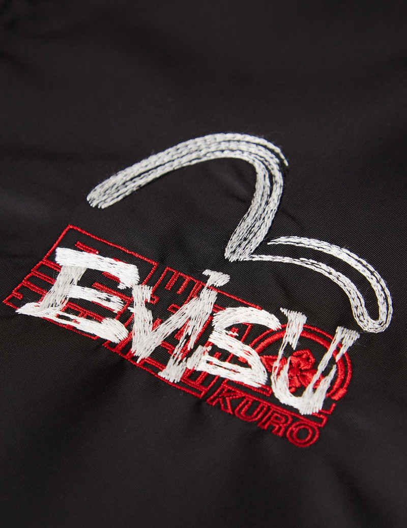 Multi-Layered Graphics Print Padded Bomber Jacket 8