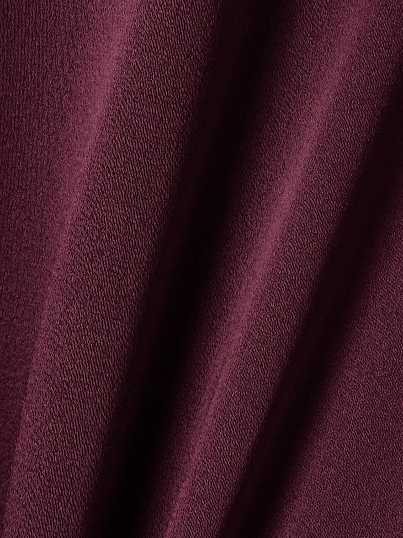 Twist-front satin midi dress Burgundy - 4
