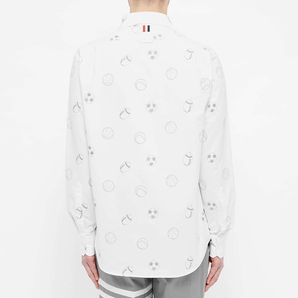 Thom Browne Ball Icon Embroidery Button Down Shirt - 5