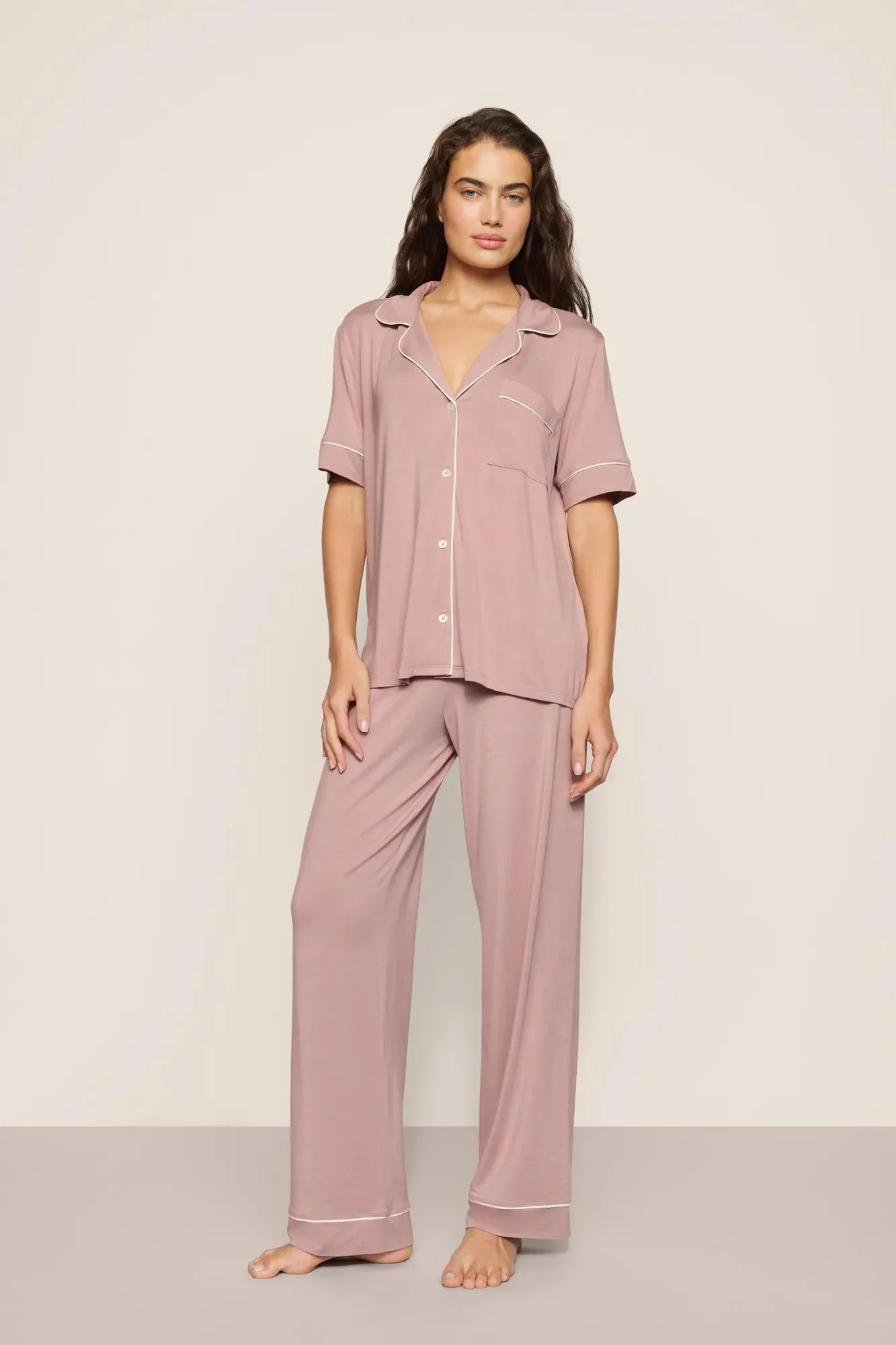 Gisele TENCEL™ Modal Short Sleeve & Pant PJ Set - 1