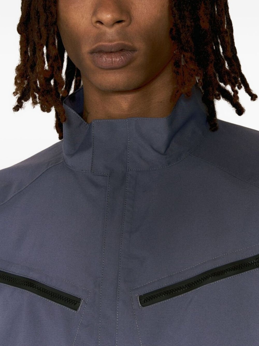 logo-embroidered jacket - 6