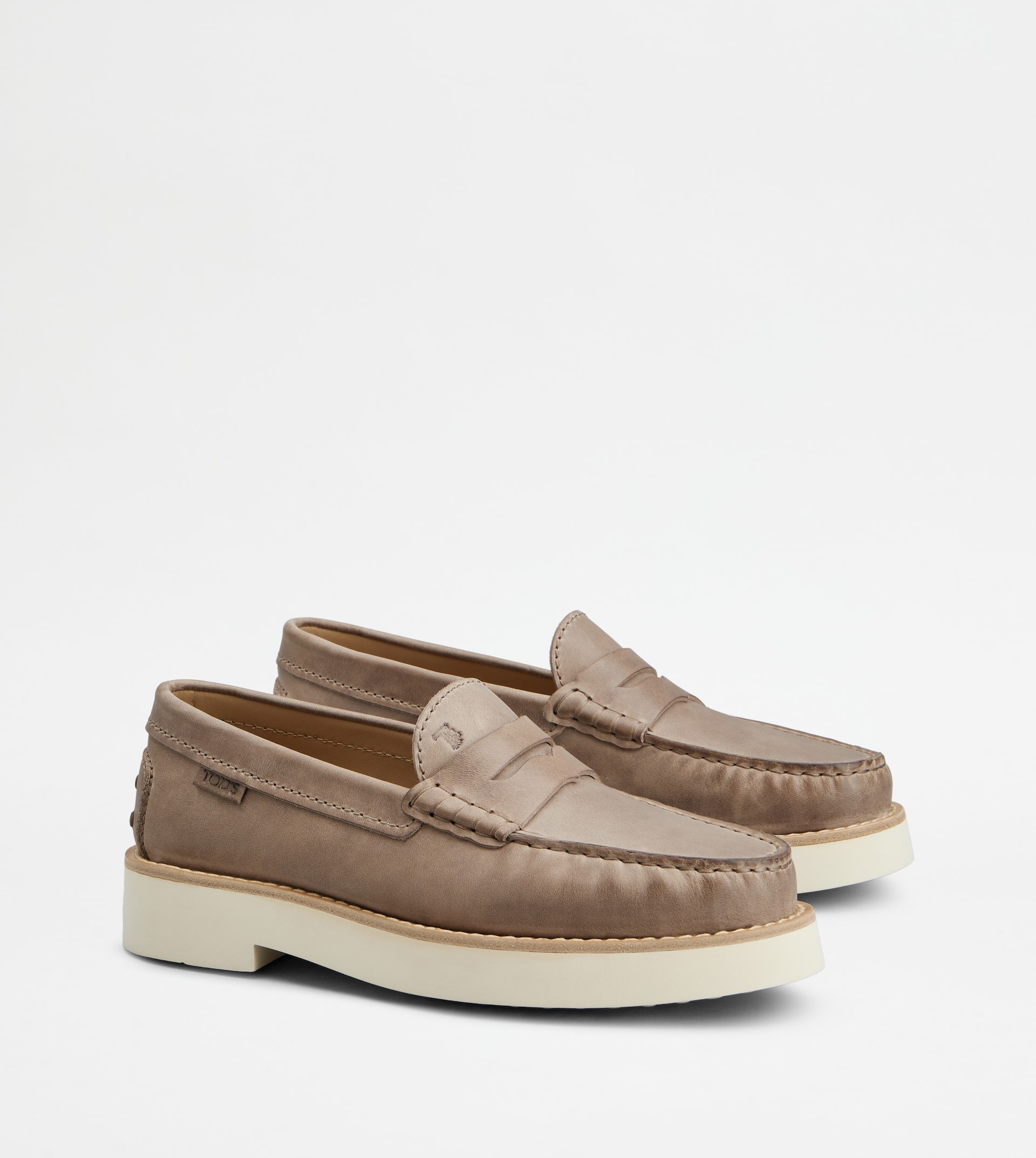 LOAFERS IN NUBUCK - GREY - 3