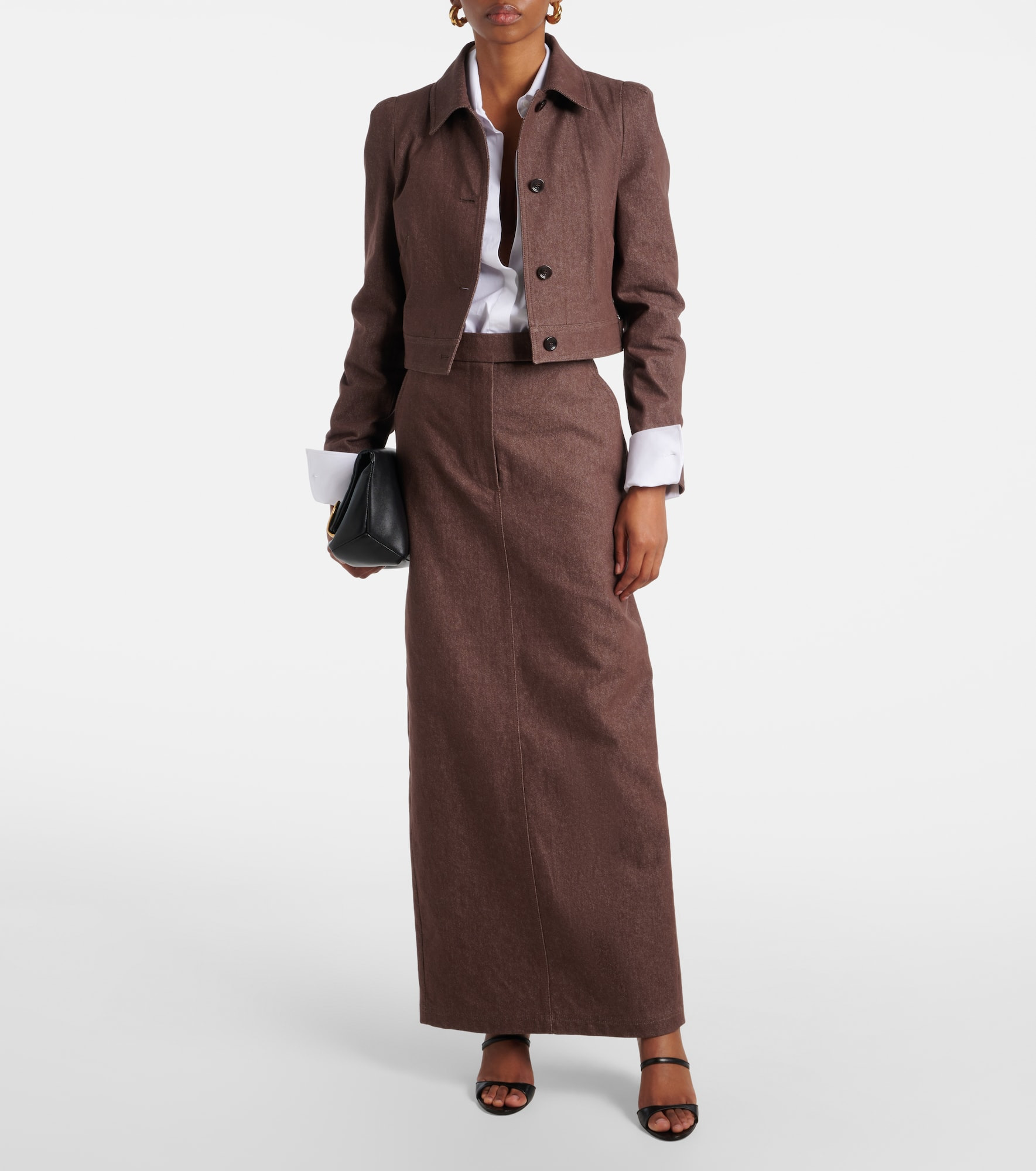 Pianosa cotton maxi skirt - 2