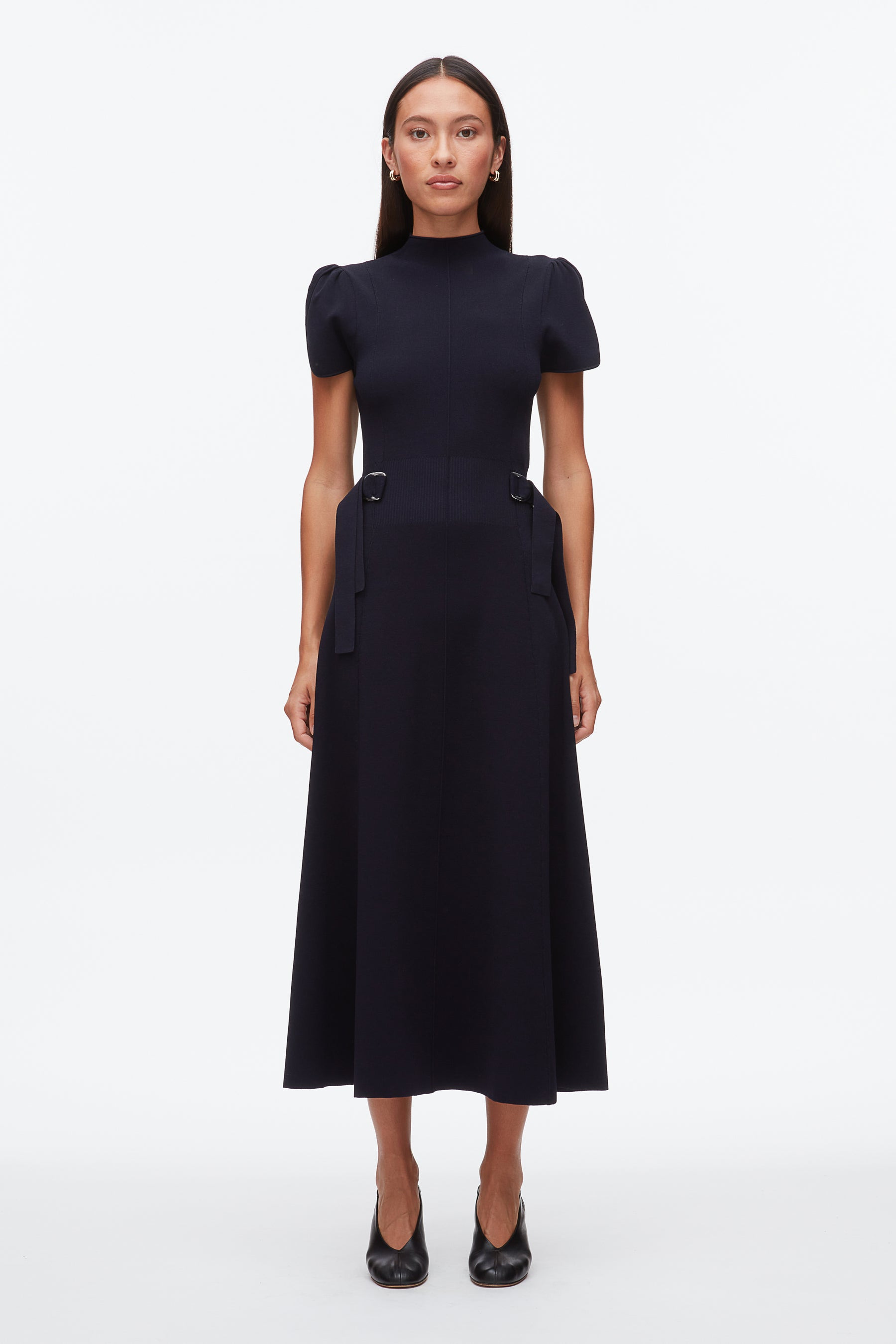 Compact Rib Tulip Dress - 2