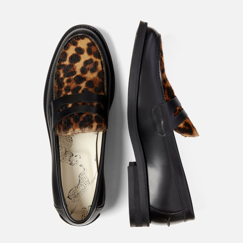 Wilde Leopard Penny Loafer - Men's 5