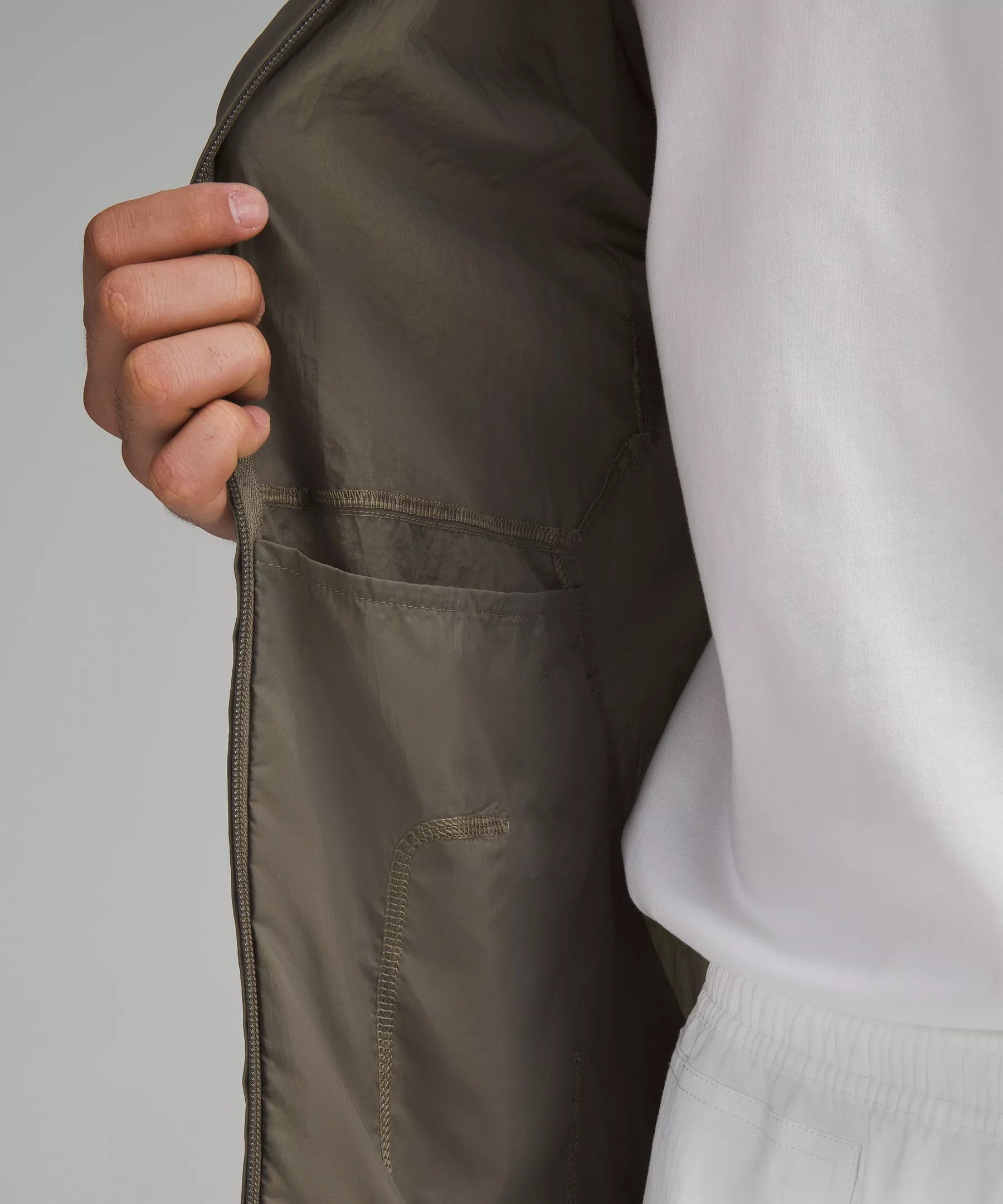 Textured Full-Zip Hooded Jacket - 8