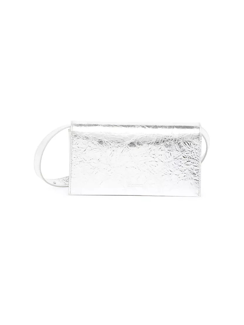 All-Day Metallic Leather Shoulder Bag 1