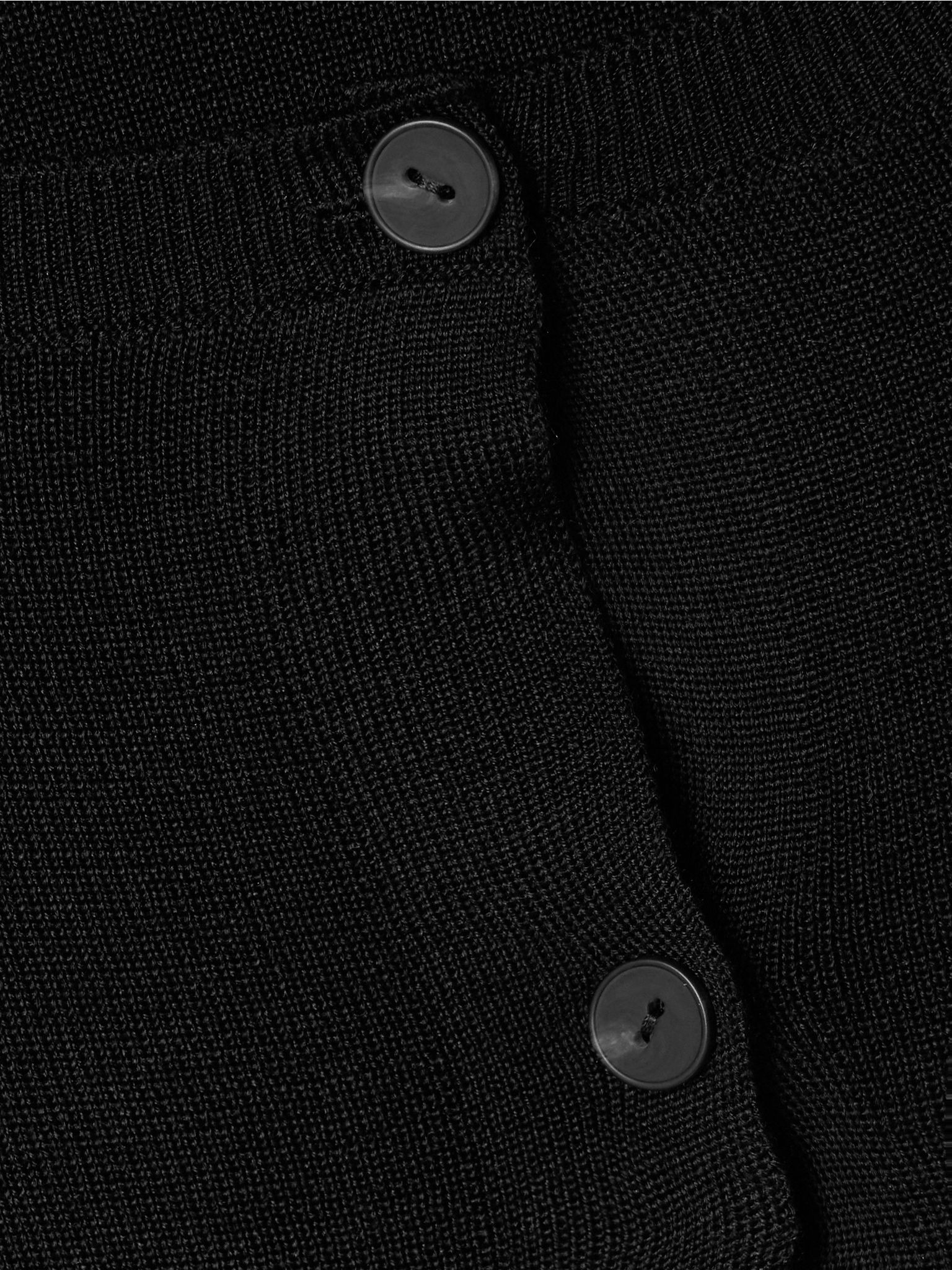 Josette silk cardigan Black - 5