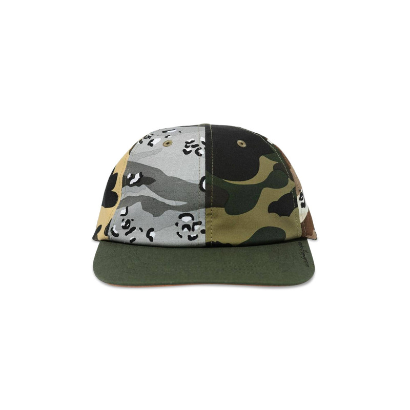 A BATHING APE® BAPE Mad Shark Crazy Camo Panel Cap 'Multicolor' outlook