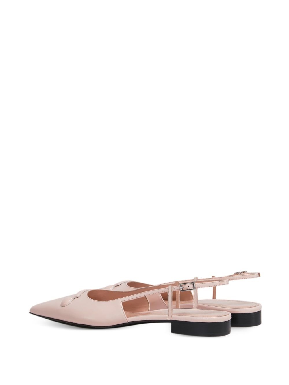 slingback pointed-toe flats - 3
