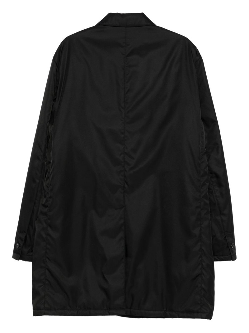 Prada single-breasted coat outlook