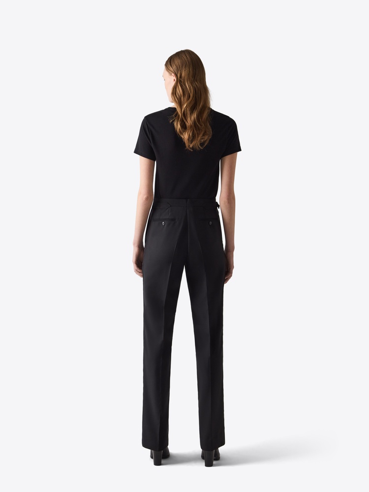TROUSER 78  BLACK TUX WOOL - 3