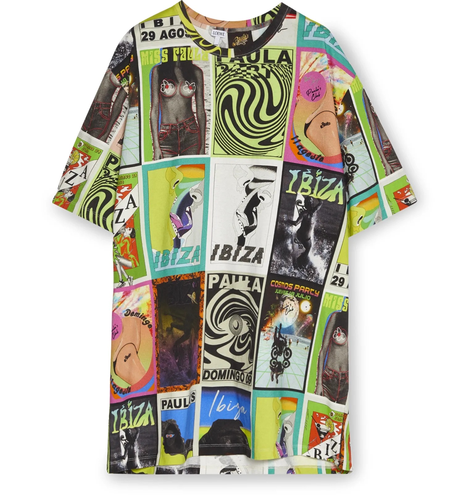 + Paula's Ibiza Oversized Printed Cotton-Jersey T-Shirt - 1