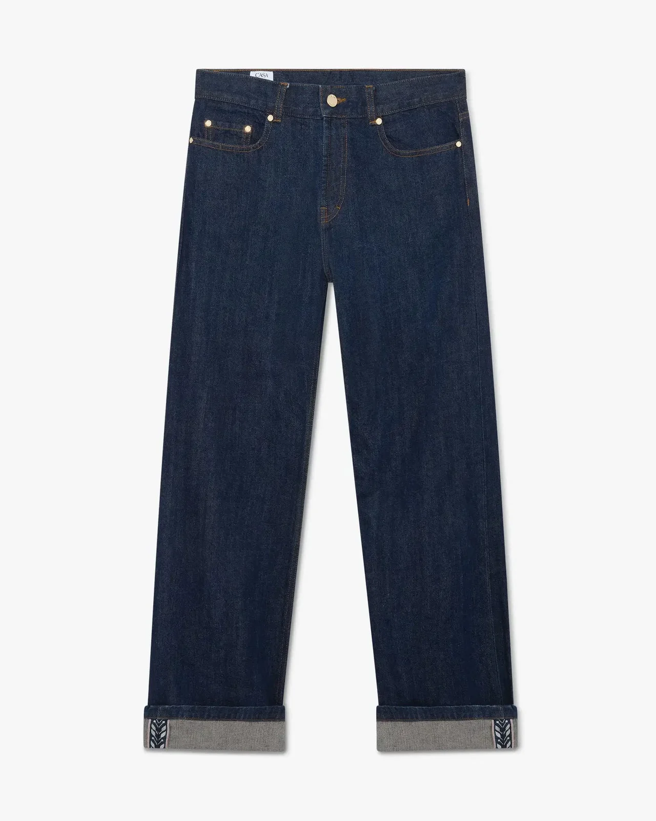 Indigo Baggy Jeans | Casablanca Paris - 1