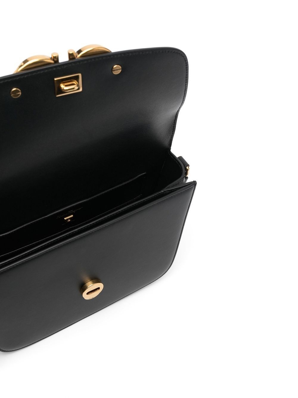 Gancini leather shoulder bag - 5
