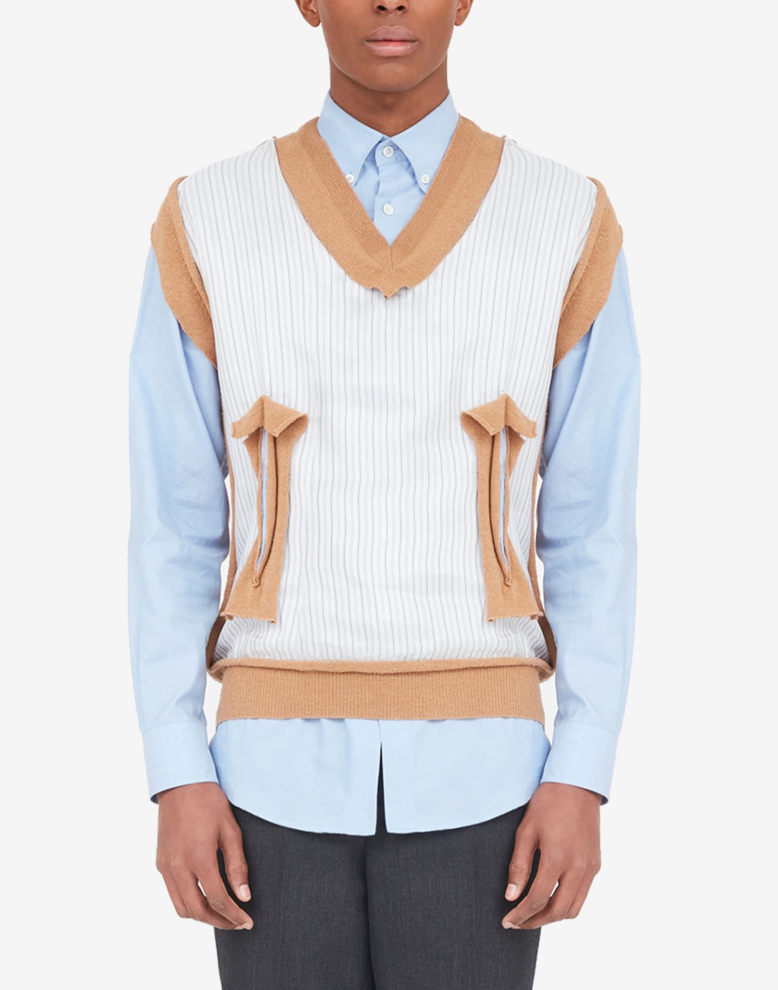 Spliced vest shirt - 5