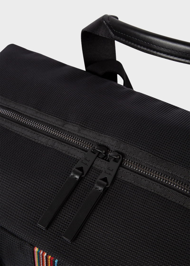 Black 'Signature Stripe' Holdall Bag 7