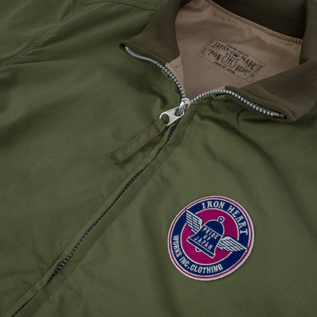 IHJ-130-OLV Reversible Tanker Jacket - Olive - 9