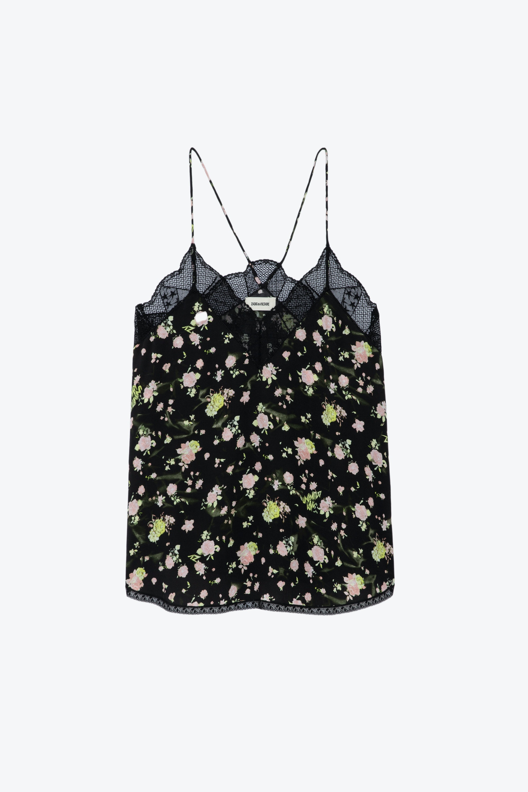 Christy Soft Crinkle Roses Camisole - 1
