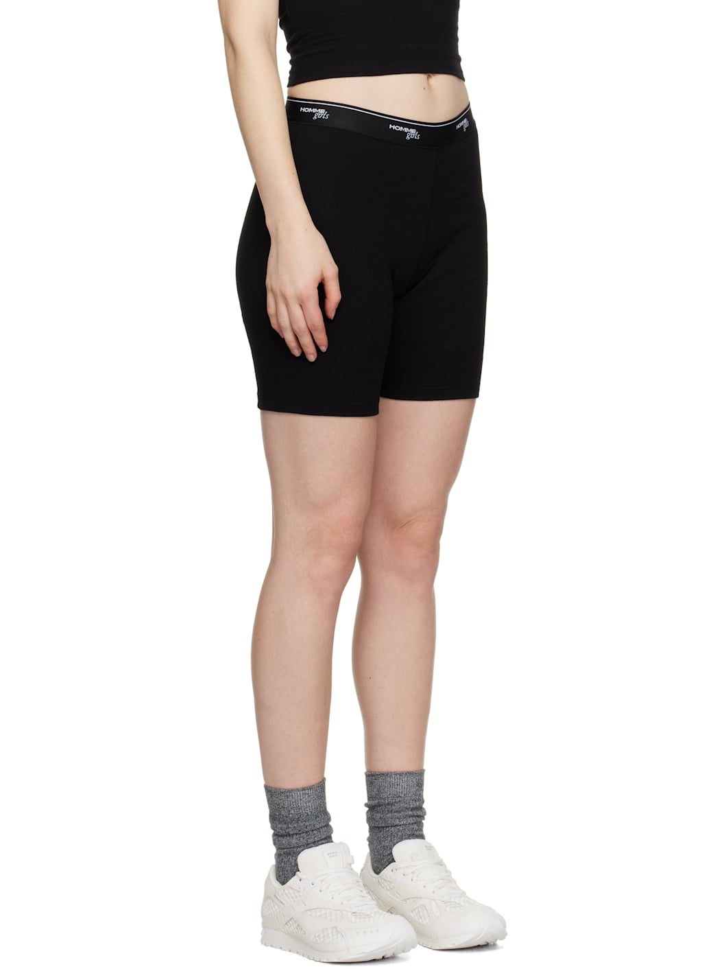 Black Biker Shorts - 2