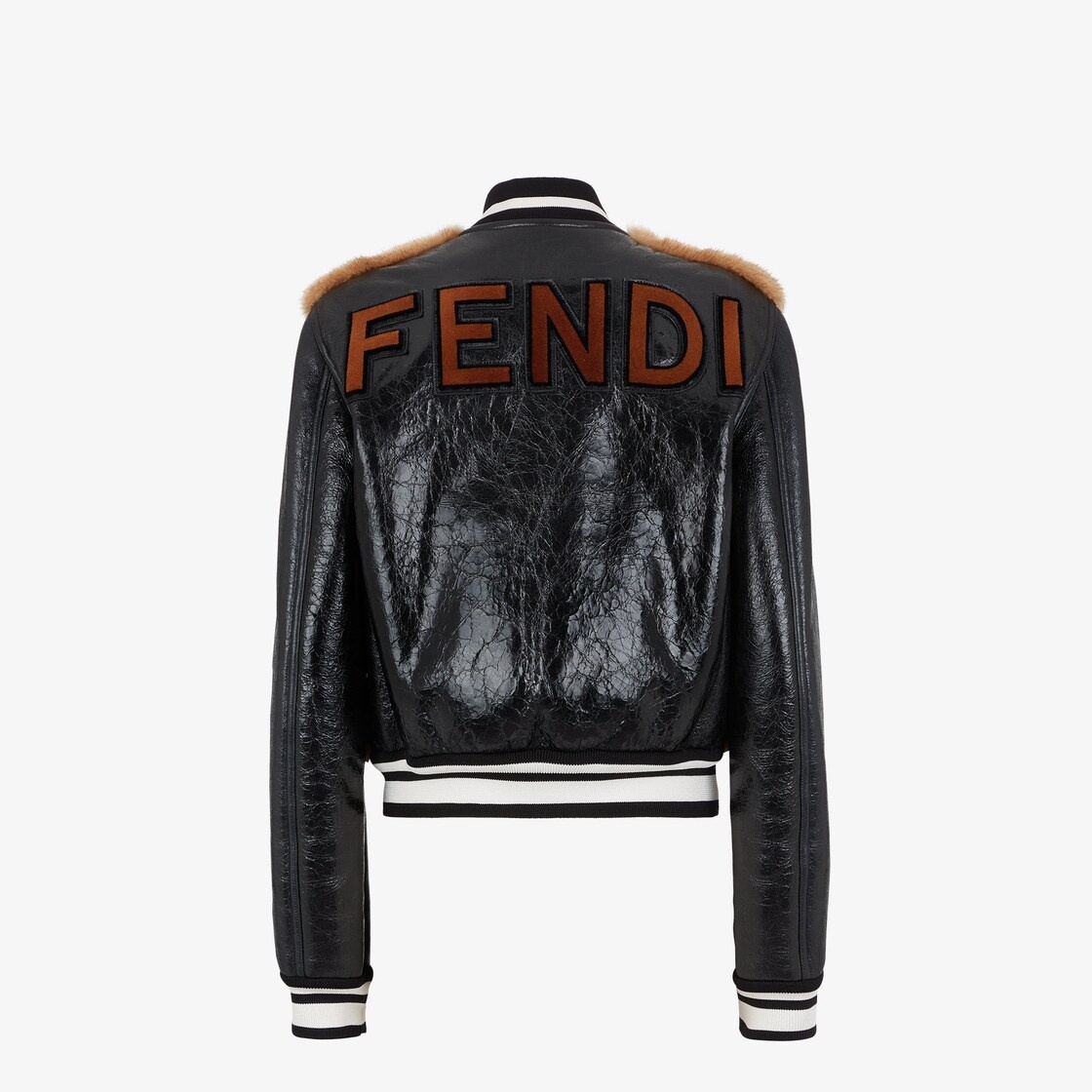 Multicolor mink and nappa leather jacket - 2