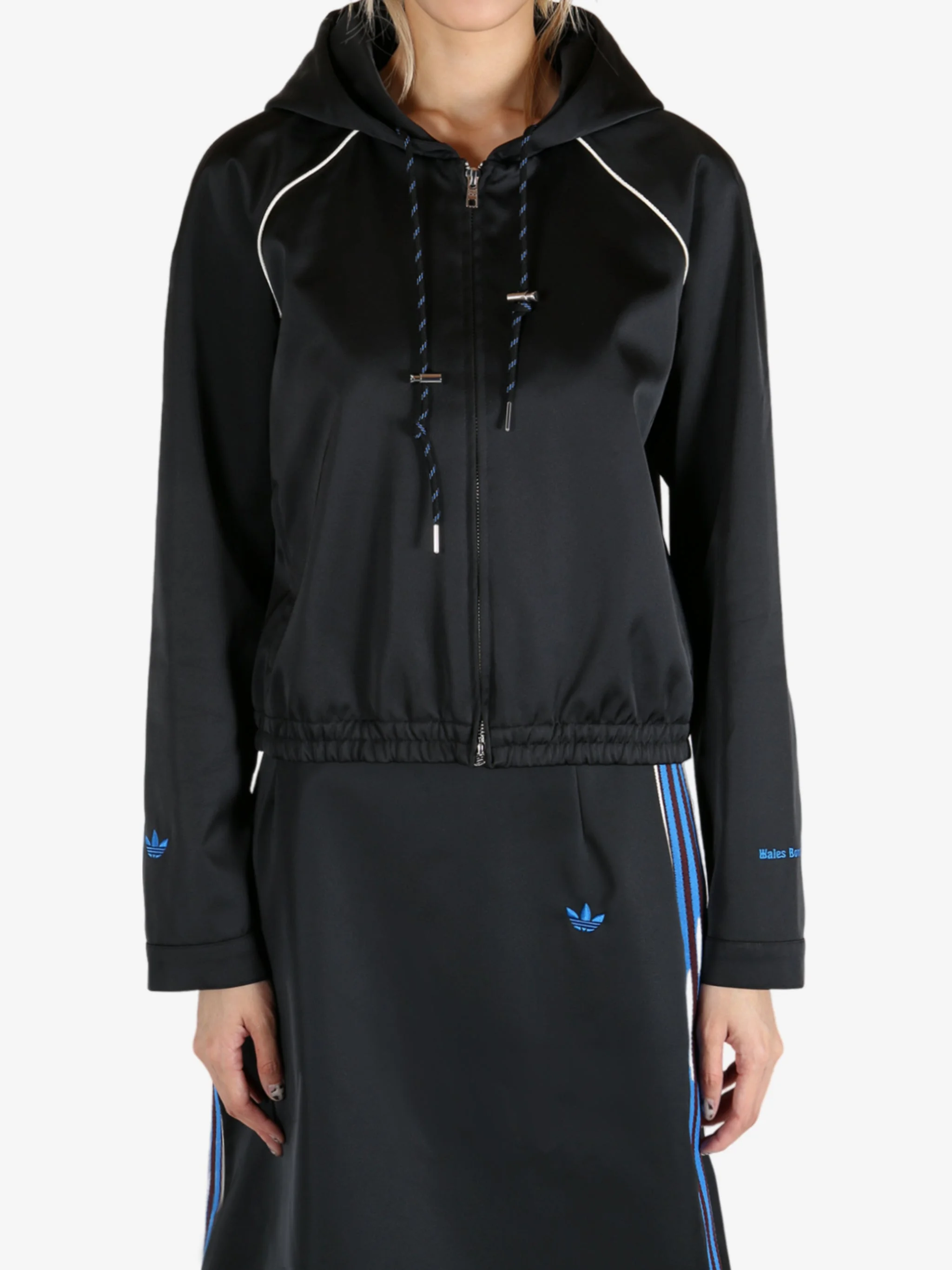 ADIDAS X WALES BONNER - Women Satin Hoodie - 1