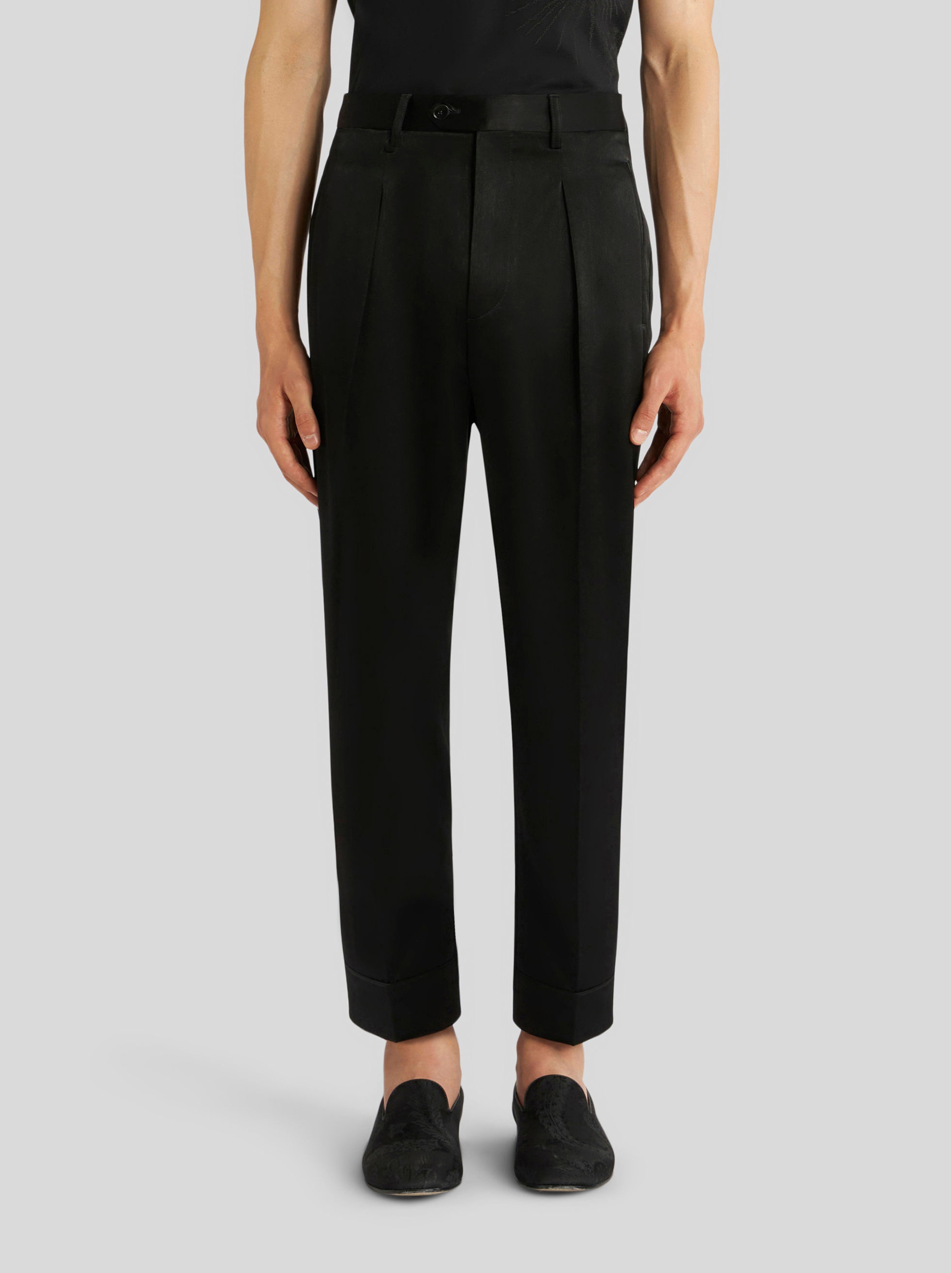TAILORED TROUSERS WITH PIPING - 2