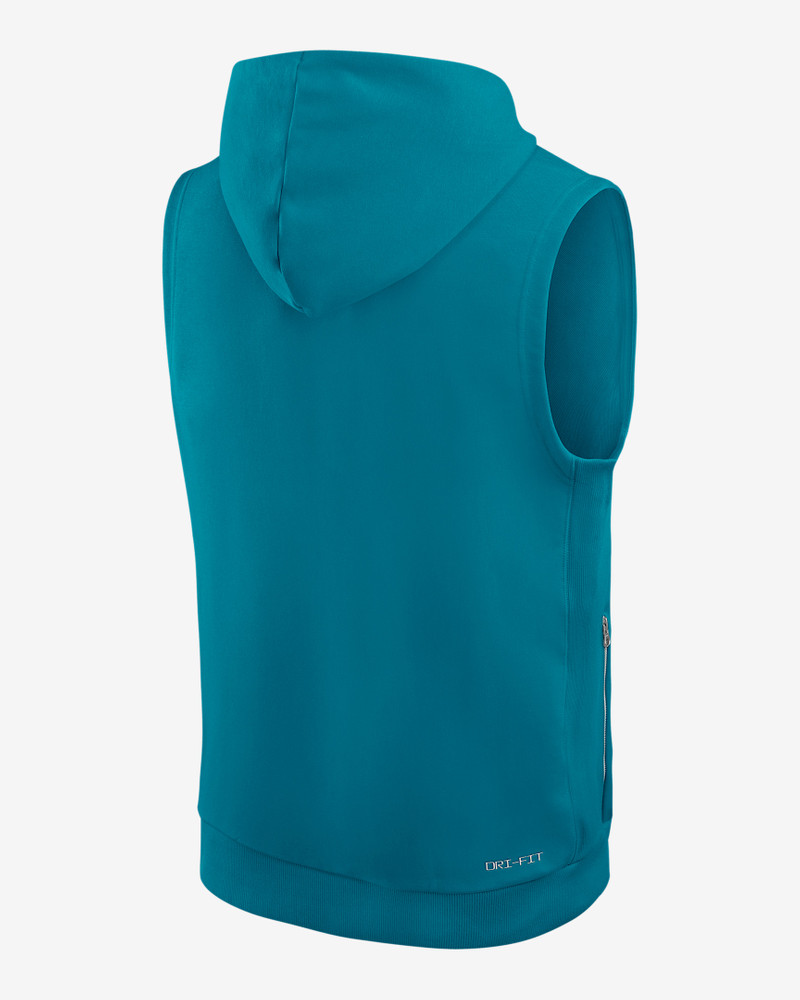 Jacksonville Jaguars Sideline Men's Nike Dri-FIT NFL Sleeveless Pullover Hoodie 2