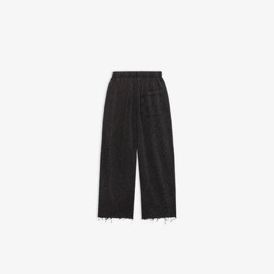 BALENCIAGA Men's Cropped Sweatpants in Black outlook