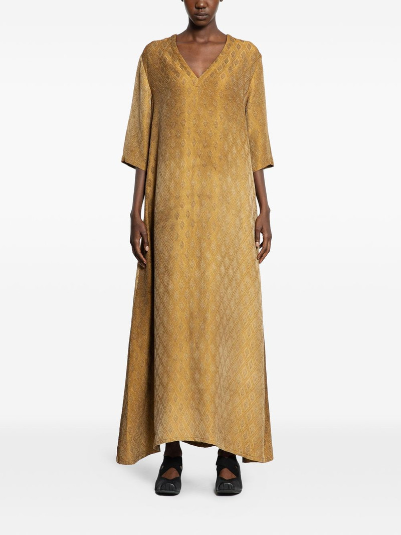 Apostle diamond-jacquard midi dress 1