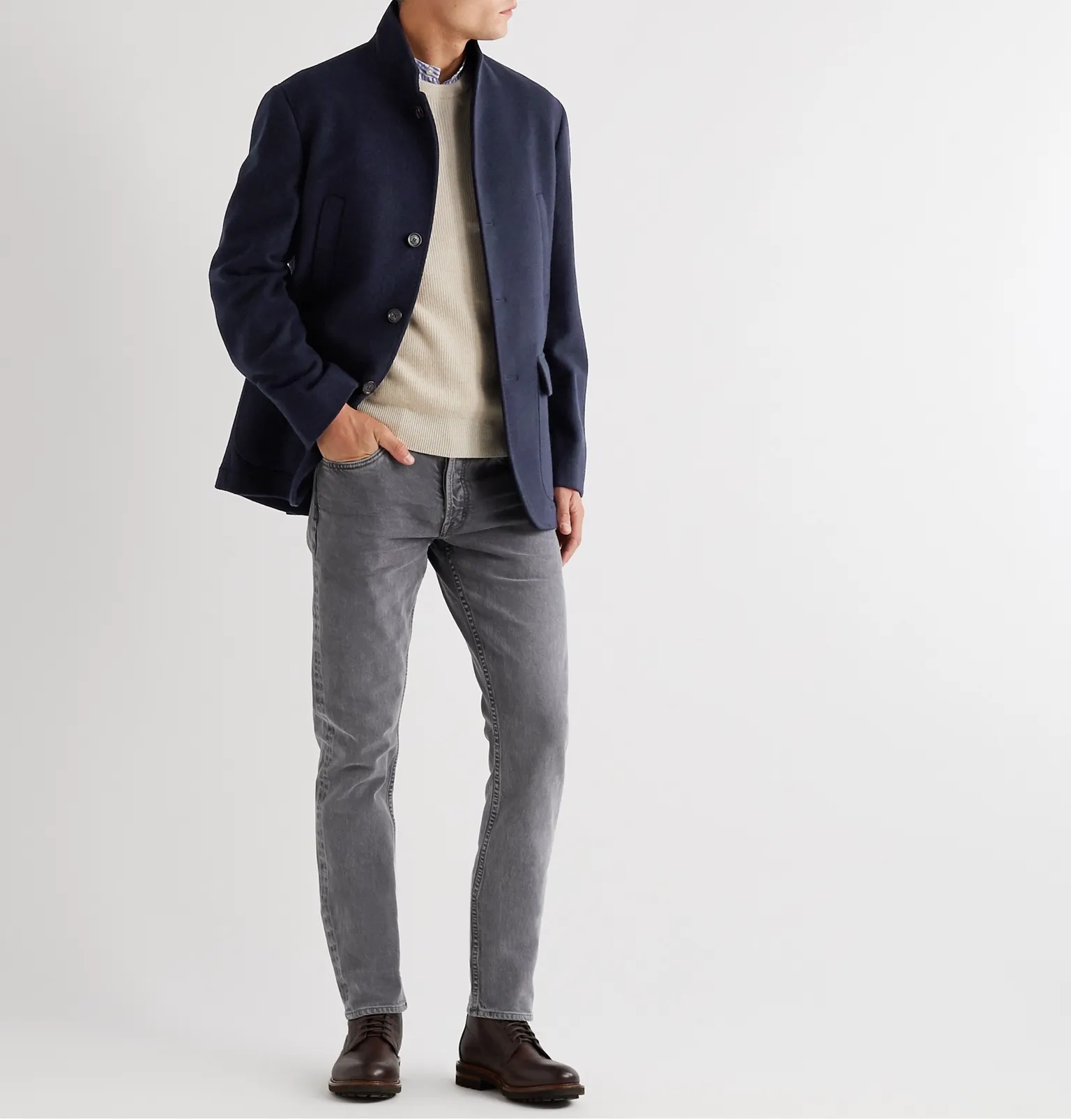 Wool and Cashmere-Blend Jacket - 2